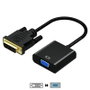 Aisens Conversor DVI-D a VGA 24+1 Macho a D-Sub Hembra Negro A147-0352